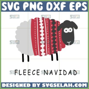 Fleece Navidad Svg Svg Selah