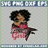 Atlanta Falcons Girl SVG PNG DXF EPS 1