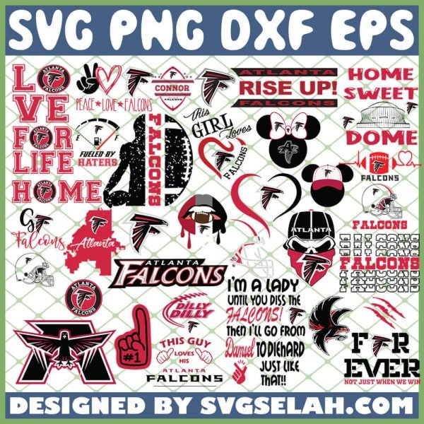 Atlanta Falcons NFL SVG Bundle 1