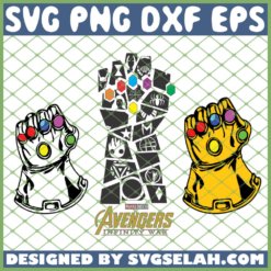 Avengers Thanos Gauntlet SVG PNG DXF EPS 1