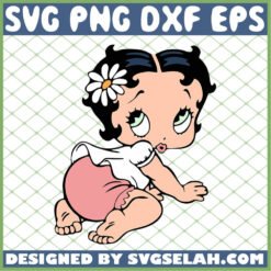 baby betty boop svg cartoon svg png dxf eps design cut files image clipart by SvgSelah