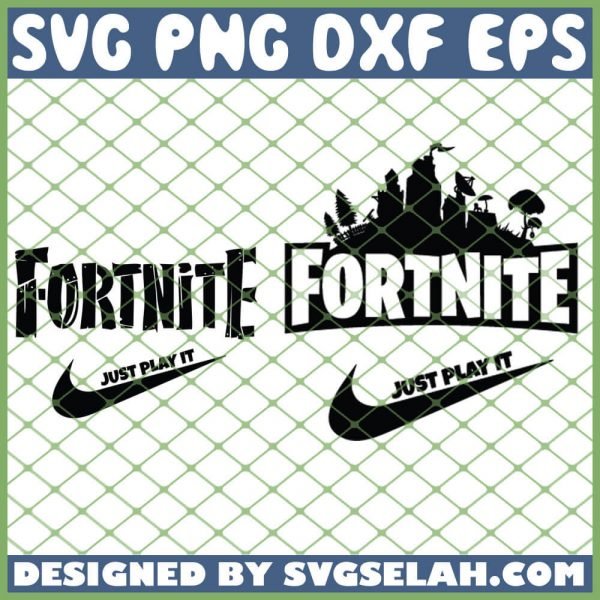 Fortnite Just Play It SVG PNG DXF EPS 1