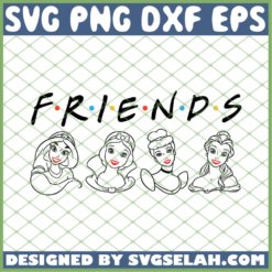 Friends Princesses SVG PNG DXF EPS 1
