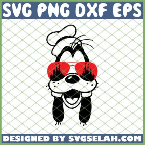 Goofy With Sunglasses SVG PNG DXF EPS 1