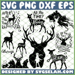 Harry Potter Always Deer SVG PNG DXF EPS 1