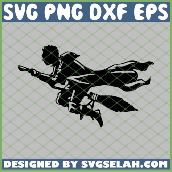 Harry Potter Flying Broom SVG, PNG, DXF, EPS, Design Cut Files, Image