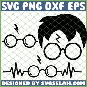 Harry Potter Glasses SVG PNG DXF EPS 1