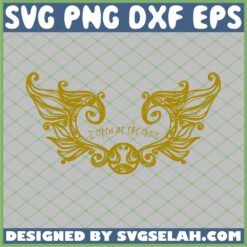 Harry Potter Golden Snitch I Open At The Close SVG PNG DXF EPS 1