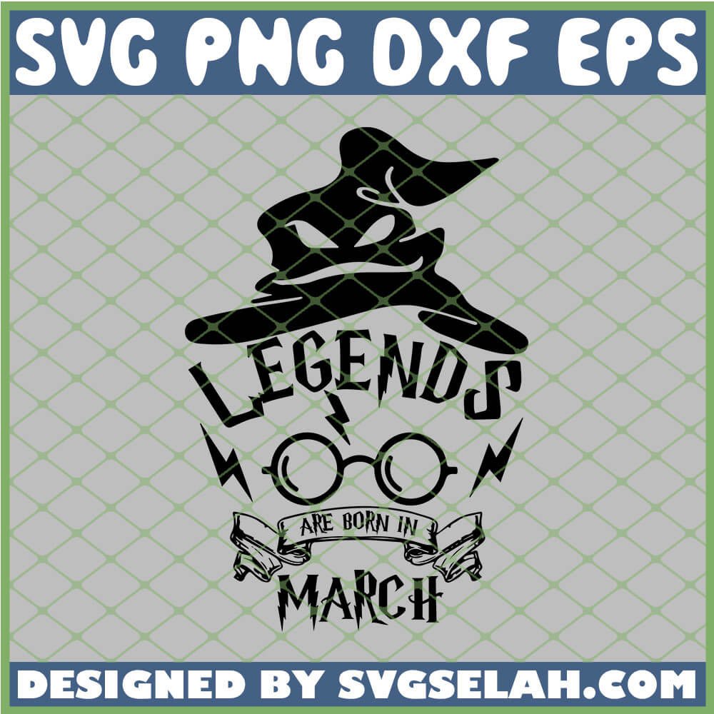 Svg Files For Cricut SVG Cutting File Cricut Legend Are Born In March Svg SvgDxfJpgEpsPng Instant Download