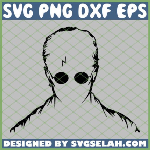 Harry Potter Head Silhouette SVG PNG DXF EPS 1