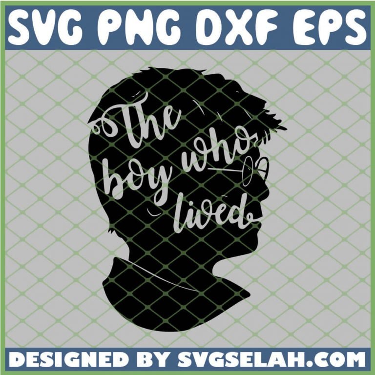 Harry Potter Head Silhouette Love Always SVG, PNG, DXF, EPS, Design Cut