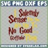 Harry Potter I Solemnly Sense No Good Gryffindor SVG PNG DXF EPS 1