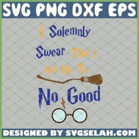 Harry Potter I Solemnly Swear That I Am Up To No Good Broom Glasses SVG PNG DXF EPS 1