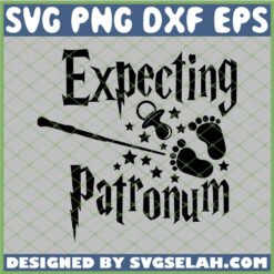 Harry Potter Magic Wand Expecting Patronum Footprint SVG PNG DXF EPS 1
