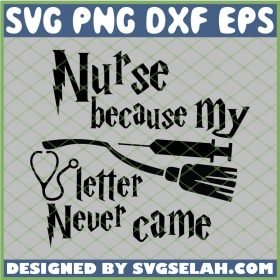 Harry Potter Nurse Because My Litter Never Came Broom SVG PNG DXF EPS 1