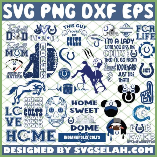 Indianapolis Colts NFL SVG Bundle 1