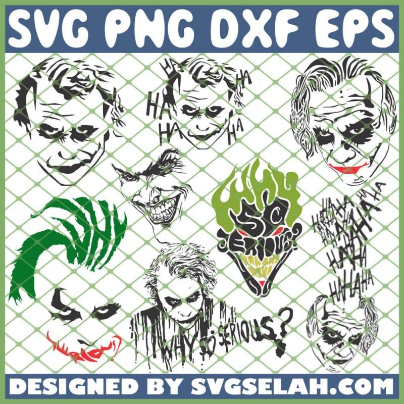 Joker Face Smile Hahaha SVG, DC Comics SVG, PNG, DXF, EPS, Design Cut ...