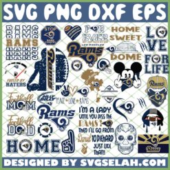 Los Angeles Rams NFL SVG Bundle 1