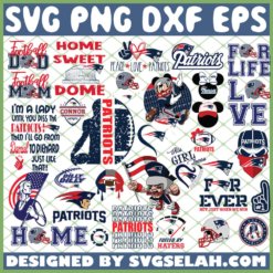 New England Patriots NFL SVG Bundle 1