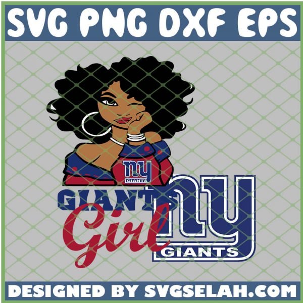 New York Giants Girl SVG PNG DXF EPS 1