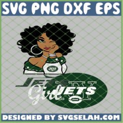 New York Jets Girl SVG PNG DXF EPS 1