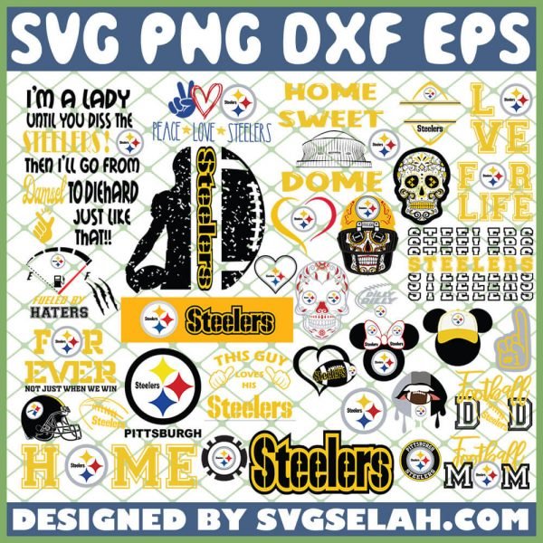 Pittsburgh Steelers NFL SVG Bundle 1