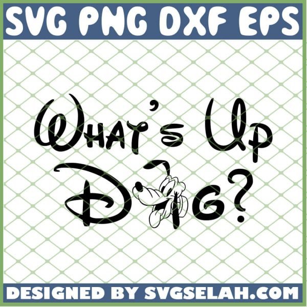 Pluto Whats Up Dog SVG PNG DXF EPS 1