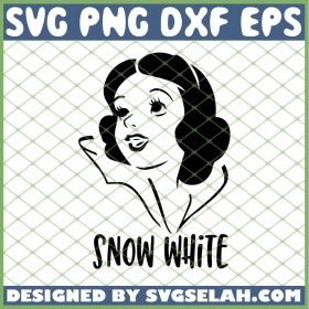 Snow White Silhouette SVG PNG DXF EPS 1