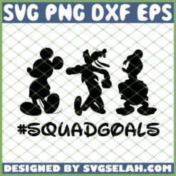 Squadgoals Mickey SVG PNG DXF EPS 1
