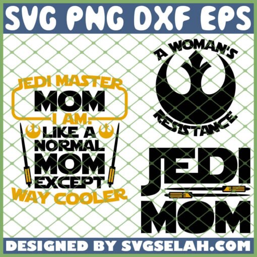Star War Mom SVG PNG DXF EPS 1