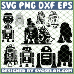 Star Wars R2d2 SVG PNG DXF EPS 1