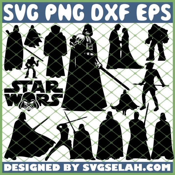 Star Wars Silhouette SVG PNG DXF EPS 1
