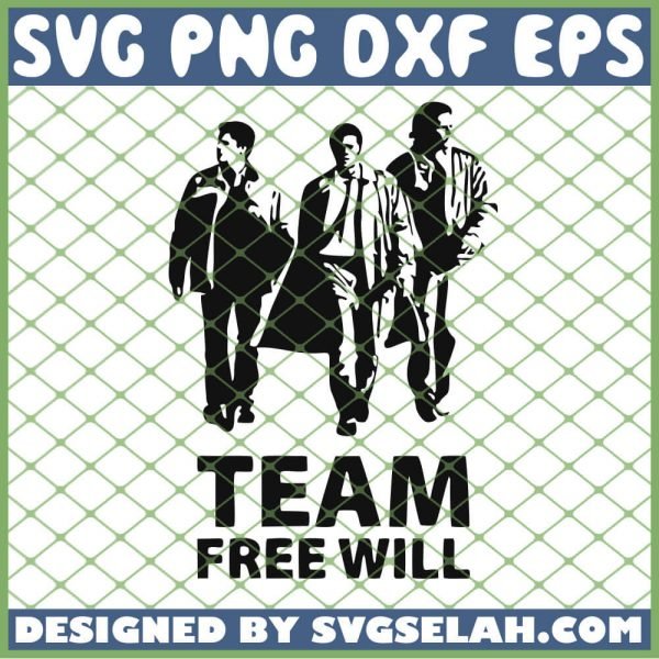 Supernatural Team Free Will SVG PNG DXF EPS 1