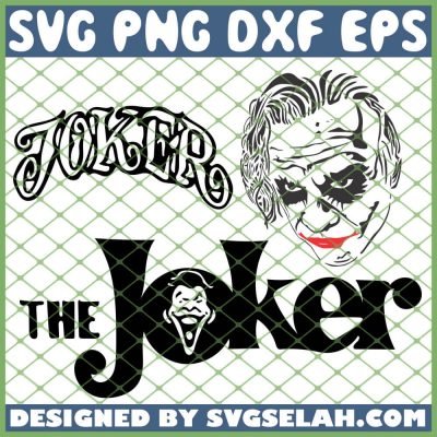 The Joker Logo SVG, PNG, DXF, EPS, Design Cut Files, Image Clipart ...