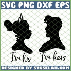 Tiana And Naveen Im His Im Hers SVG PNG DXF EPS 1