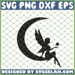 Tinkerbell Sitting SVG PNG DXF EPS 1