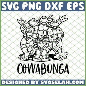 Tmnt Cowabunga SVG PNG DXF EPS 1