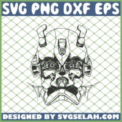 Transformers Bumblebee Head Drawing SVG PNG DXF EPS 1