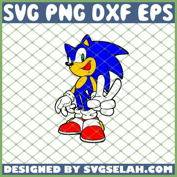 V Sonic SVG PNG DXF EPS 1