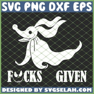 Zero Nightmare Before Christmas Fucks Given SVG, PNG, DXF, EPS, Design