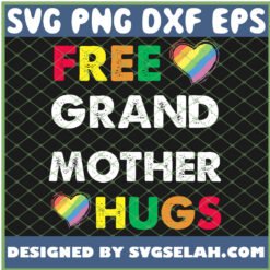free grandmother hugs rainbow pride lgbt svg png dxf eps design cut files image clipart by SvgSelah