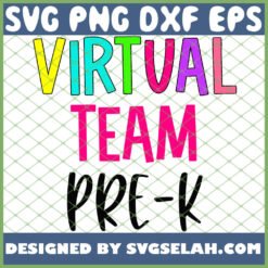 matching pre k teacher virtual team prek svg png dxf eps design cut files image clipart by SvgSelah