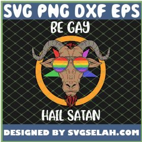 Satanism Lgbt Satan Gay Pride Homosexual Baphomet SVG PNG DXF EPS 1