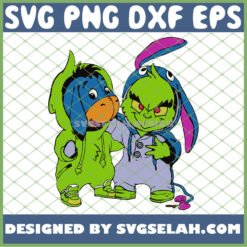 Baby Eeyore And Grinch Costume SVG PNG DXF EPS 1