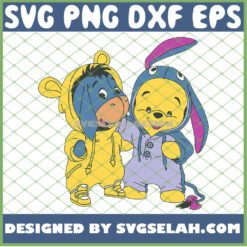 Baby Pooh And Eeyore Winnie The Pooh Costume SVG PNG DXF EPS 1