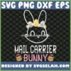 cute easter eggs flowers bunny face happy mail carrier bunny svg png dxf eps design cut files image clipart by SvgSelah