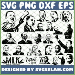 dr martin luther king jr svg bundle png dxf eps design cut files image clipart by SvgSelah