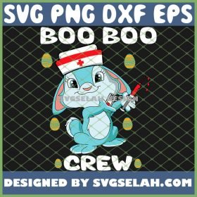 Easter Day Boo Boo Crew Nurse Bunny Eggs Funny SVG PNG DXF EPS 1