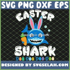 easter shark doo doo doo svg png dxf eps design cut files image clipart by SvgSelah