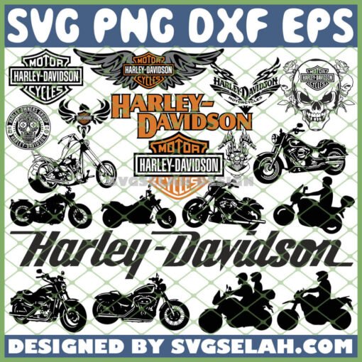 Harley Davidson SVG Bundle SVG PNG DXF EPS 1